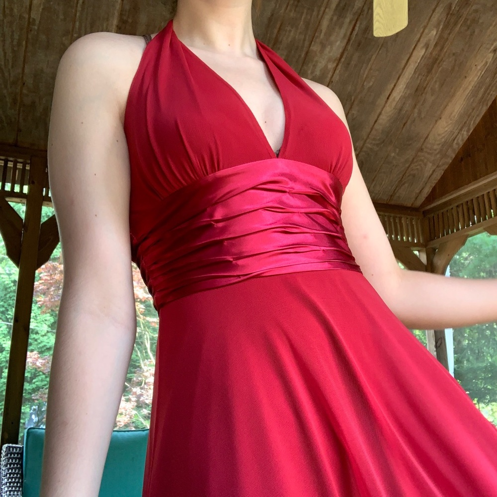 90s/Y2K Halter Dress